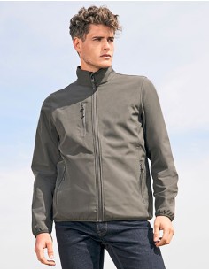 S-03827-Mens Falcon Zipped Softshell Jacket 2